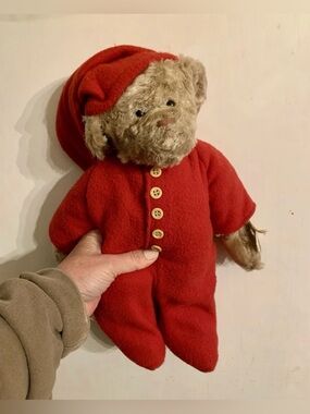 Ganz Cottage Collectible Teddy Bear PJ 13” Weighted Beanbag Teddy Bear Plush
